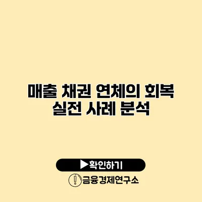 매출 채권 연체의 회복 실전 사례 분석